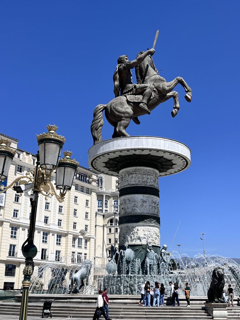 Nordmakedonien historisk Skopje